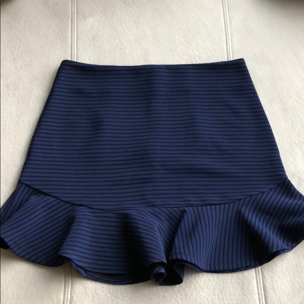 BCBGeneration Blue Mini Skirt